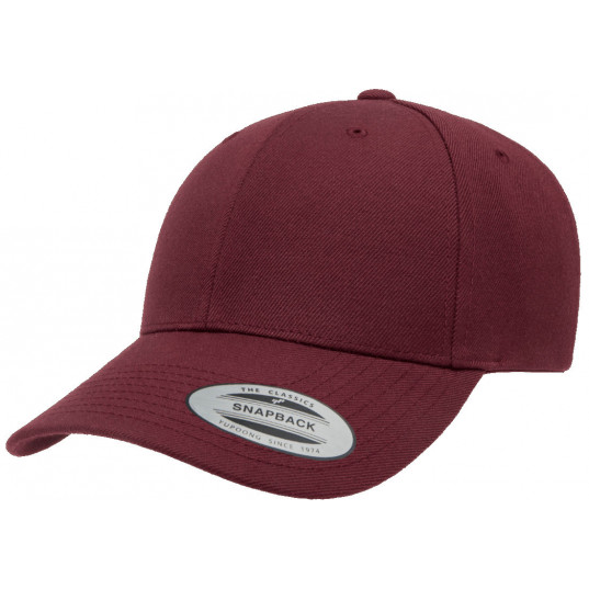 Кепка FlexFit 6789M - Curved Visor Snapback Maroon Кепка FlexFit 6789M - Curved Visor Snapback Maroon